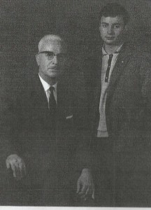 Ο Νικόλαος Ανδριώτης με τον γιό του Παντελή το 1965